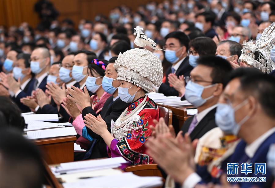 5月22日，第十三屆全國人民代表大會第三次會議在北京人民大會堂開幕。 